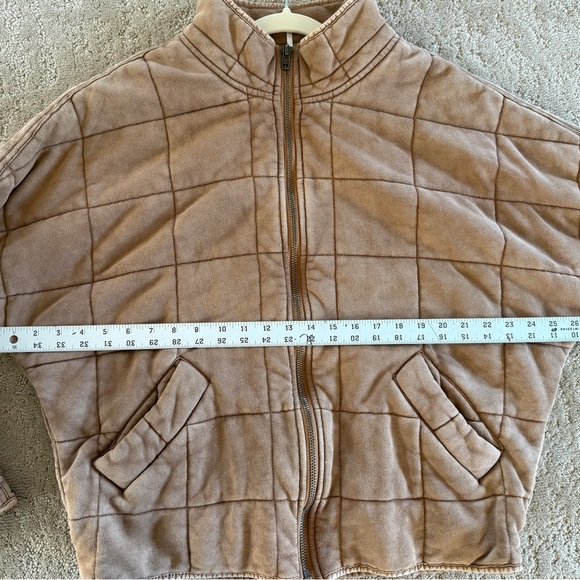 Free People DolmanTan Quilted Jacket - Picture 5 of 9